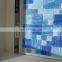 marble vein blue color hot melting swimming pool mosaic splash back glass mosaics tiles bathroom mosaic tiles