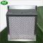 Factory Direct Sale Deep Pleated Glass Fiber H13 H14 Hepa Filter With Aluminium Frame