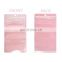 Macaron Pink Smell Proof ziplock Pouch Packaging Bag for Lip Gloss Eyelash Tea Party Favors Sample Food Jewelry Craft Product