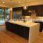 Waterfall Island With Under Mount Sink Design Kitchen Cabinet
