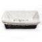 Savannah Large Rectangular wicket Tray with Cloth Liner wilow basket