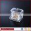 clear acrylic cotton swab bottle plastic container for cotton