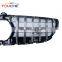 GT style car front bumper grille for Mercedes Benz CLS class W218 facelift 2015-2018 AMG package Silver