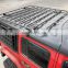 Aluminum Cargo Carrier Roof Rack for Wrangler JL 4Door