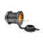 Power socket for car and RV power supply to USB car charger and electrical socket with LED light