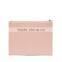 Guangzhou Hot sale pink suede pocket and calfskin leather evening party clutch pouch clutches bag for woman