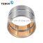 Steel Brass alloy bushing supplier CuPb10Sn10 bimetal bearing for DAF trucks JF800 Bronze bush