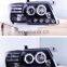Hot sale upgrade led angel eyes headlamp headlight for Mitsubishi Pajero V73 V77 head lamp head light 2000-2012