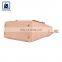 Matching Stitching Luxury Pattern Zipper Closure Type Women Genuine Leather Handbag Exporter