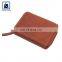 Wholesale Supplier Selling Poly Drill Lining Material Genuine Leather Vintage Style Zipper Wallet at Low Market Price