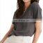 Summer Women Solid Short Sleeve T Shirt Casual round Neck bamboo women t shirt with your logo