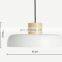 New Decor Spun Bamboo Lampshade White Coiled Bamboo Pendant Light Manufacture in Vietnam Wholesale