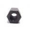 Black Zinc Plated Hexagon Lock Nut , Carbon Steel Hexagon Coupling Nuts