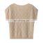 OEM Manufacturer's Casual Solid Embroidered Candy Color Sleeveless Pullover V-Neck Knitted Cashmere Sweater Vest Outer Wear