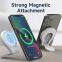 3 in 1 Smart Portable Folding Fast Charger Magnetic iPhone Watch Power Bank Microphone Multi-Function Integrated Fast Charging