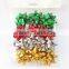 100pcs/PVC Popular Colorful Iridescent Ribbon Star Bow for Gift Decoration