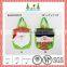 Green and red color christmas gift bag