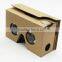 2016 Hot Selling Custom Logo Print 3D glasses Google Cardboard for 3D video