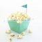 Mixed Aqua -Dot ,Chevron ,Striped -French Fry Boxes - Popcorn Box - Treat Box - Favor Box