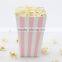Disposable colorful printed paper popcorn box