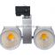 CE RoHS approval 1 head 2 heads 10w to 100w track light 360 degree rotatable led track lighting