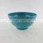 multicolor newest style 6 inch blue round shape wholesale plastic bowls