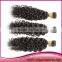 100% human hair braiding hair pure brazilian bouncy curl human hair weaving