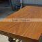 2016 Foshan Fatory Supply Africa Natural Side Teakwood Table Top Home Use