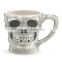 Eco-friendly halloween crafts Skull with Mustache Ceramic Coffee Mug