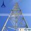 High Strength self supporting galvanized steel tower