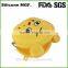 Ladies Fashion Wallet oem animal shape silicone Coin Purse Pocket Case