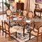 European wholesale vintage furniture wooden carved vintage dining table