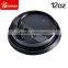 Sell 12oz black coffee cups cover, plastic cup cap