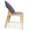 upholstery chair dining furniture with wood leg