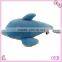 Funny plush bule dolphins baby toys