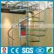 hot sell stainless steel indoor artistic helical stairs
