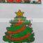 santa Window and door decorating sticker , christmas gift sticker