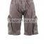 Men's burt out technics 60%cotton 40%polyester knit fabric casual more pockets shorts