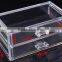 2 Drawer Acrylic Jewelry and Cosmetic Storage Display Box Acrylic Makeup Box