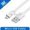 OEM Accepted Factory cheap price high quality micro usb cable, Flat design with TPE Jacket