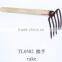 Agricultural Full Roll Forged Fork Hoes garden hoe