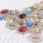 Wholesale Gorgeous Crystal Rhinestone Beaded Bridal Neckline qpplique