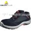 Low-cut S1P suede split leather PU bidensity outsole anti-static safety shoes
