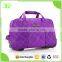 Top Quality Waterproof Polyester Luggage Customized Trolley Bag with Built-in Wheels