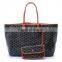 New arrival Korean style PU leather women's handbag, tote leather travel bag,multicolor travel bag