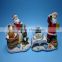 Resin water ball arts, santa claus with tree, Driving sledge, Christmas tree Body Design