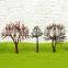 resin train layout model tree in architectural building scale model