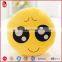 2015 hot sale good quality bear emoji plush pillow for girl or boy as presents