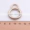 Zinc alloy double spring rings buckle for bag