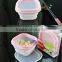 Hot sell custom square shaped collapsible silicone fresh crisper for fruits